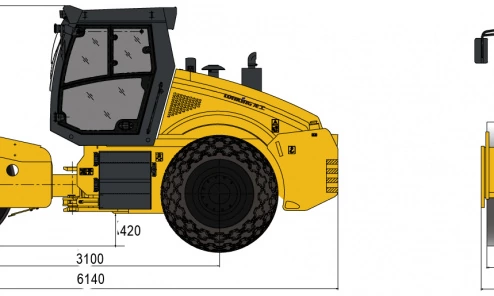 Каток дорожный CDM516B