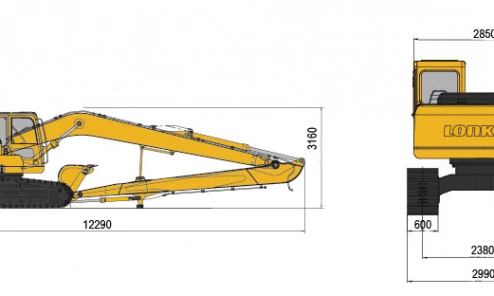 Экскаватор Lonking CDM6240 (long reach)