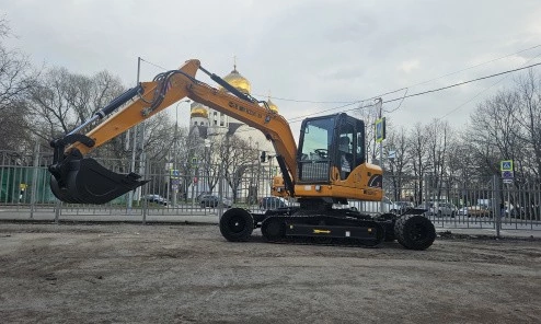Экскаватор колесно-гусеничный HZM X9